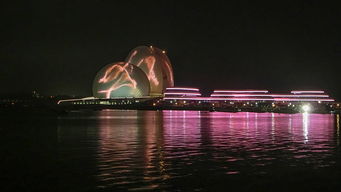 珠海大劇院夜景照明工程設計 建筑燈光與濱海環境的和諧對話